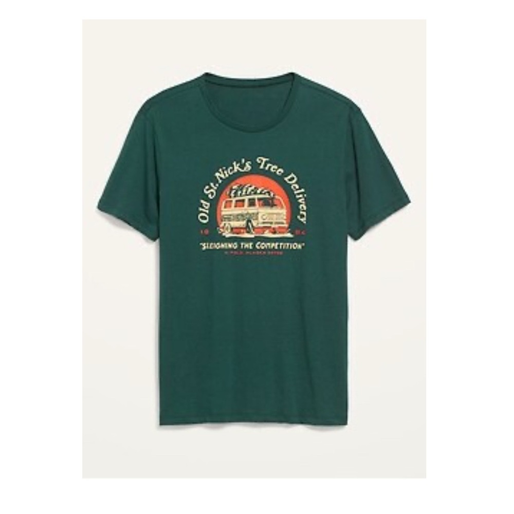Old Navy Soft Wash Christmas Graphic Tee